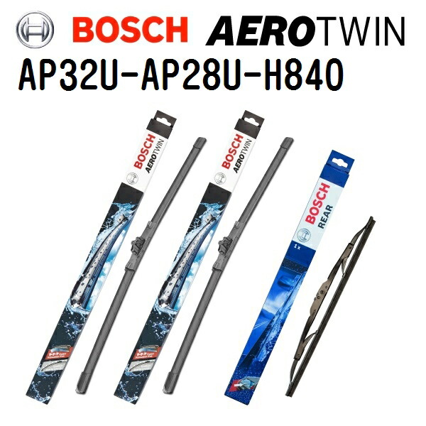 プジョー 5008[T8] BOSCH(ボッシュ) 輸入車用ワイパーブレード AEROTWIN エアロツイン3本組 800mm 700mm 290mm AP32U AP28U H840 3397006841 3397006839 3397004802