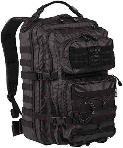 希少◎Mil-tec ミルテック ミリタリーリュック バックパック 本格軍用品 MIL-TEC ミリタリーバックパック ブラックの商品詳細