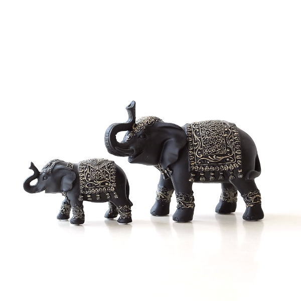 楽天市場】ゾウ 置物 オブジェ おしゃれ ぞう 象 エスニック ゴールド