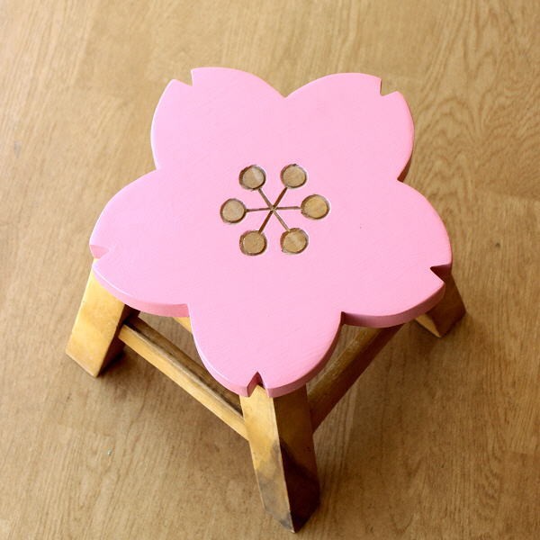 楽天市場】スツール 花台 木製スツール イス キッズチェア アカシア