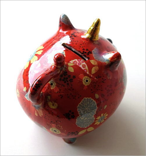 楽天市場 貯金箱 おしゃれ かわいい 陶器 ネコ 猫 オブジェ 置物 可愛い 動物 アニマル インテリア 陶器のカラフル貯金箱 ネコ ギギｌｉｖｉｎｇ