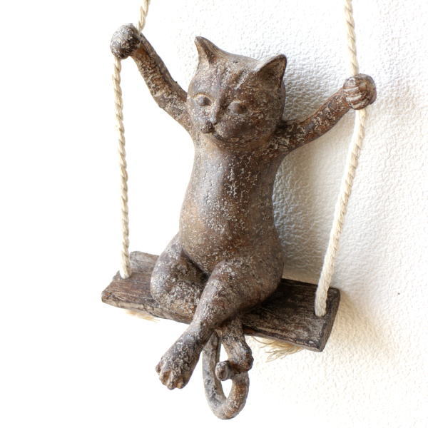 楽天市場】猫 置物 玄関 庭 ガーデニング オブジェ 30×21cm 置き物