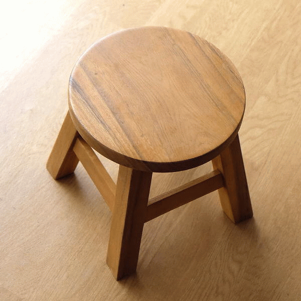 楽天市場】ウッドスツール 無垢 木製スツール 木製椅子 玄関椅子 いす 