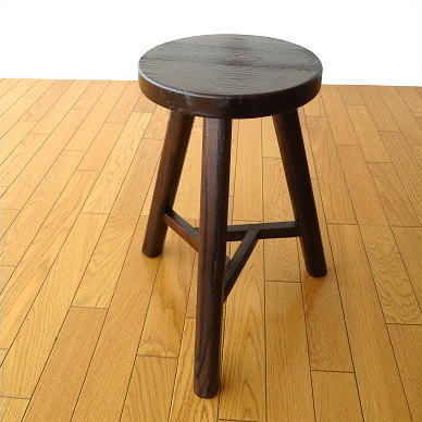 Hakusan Chair Round Stool Maru Wood Tree Circle Chair Round Stool Maru Wood Tree Circle Fashion Design Shin Pull Compact Woodenness Horse Mackerel Ann Furniture