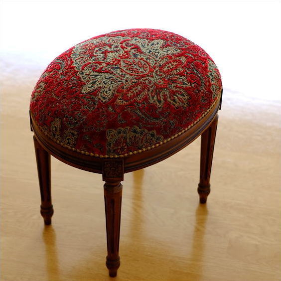 楽天市場】スツール 猫脚 アンティーク おしゃれ クッション