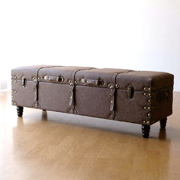 アンティーク風ボックスベンチ 木製　スツール　椅子　イス　いす　収納　インテリア アンティーク風ボックスベンチ 木製 スツール 椅子 イス いす