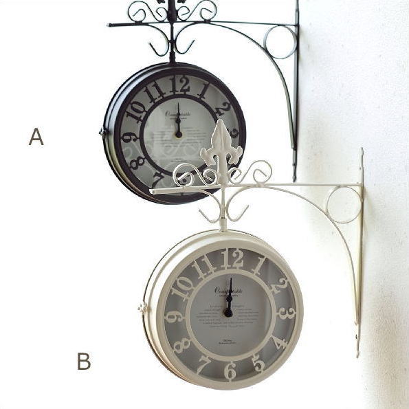 楽天市場】掛け時計 壁掛け時計 アンティーク 木製 おしゃれ レトロ