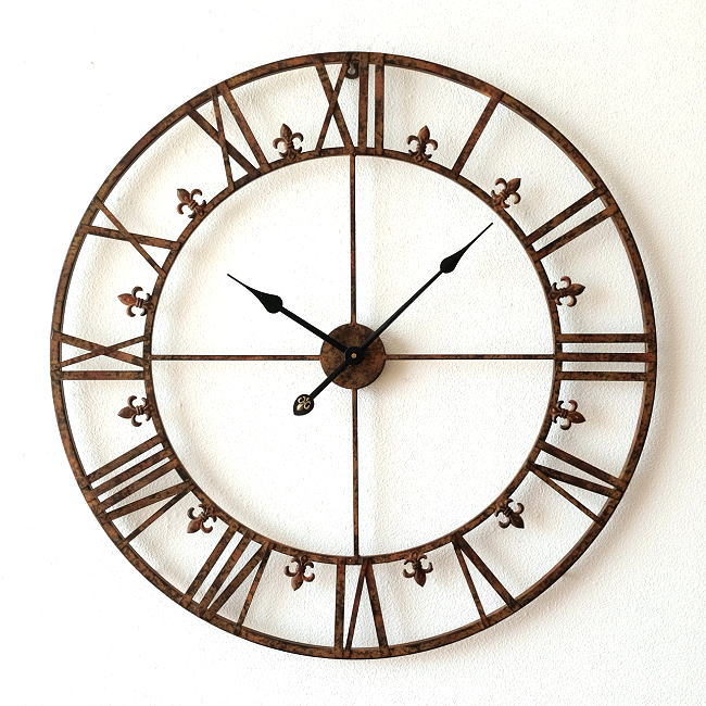 Large Antique Wall Clock Retro Fashion Interior Fashionable Western Classic