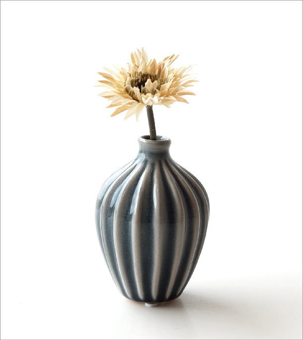楽天市場 花瓶 おしゃれ 一輪挿し 陶器 フラワーベース 花器 モダン ブロステセラミックベースs 4カラー ギギｌｉｖｉｎｇ