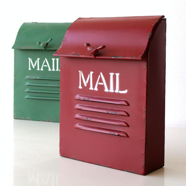 楽天市場】郵便ポスト A4サイズ 家庭用 壁付け 壁掛け アンティーク