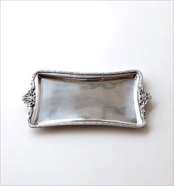 再値下げ トレー トレイ おしゃれ 真鍮 アンティーク シルバー アクセサリートレイ ペントレー コイントレー 卓上 プレート ブラストレーsv C 公式通販 Farmerscentre Com Ng