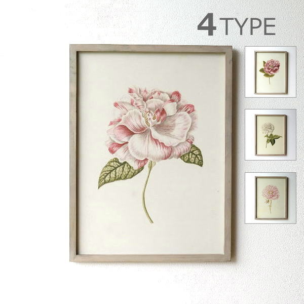 花の絵　額縁入り　骨董品 額装】複製画 樹洞 – ボリス雑貨店