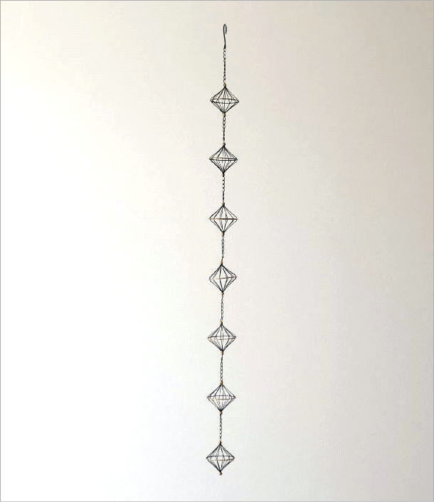 竪どい 雨水樋 雨どい チェーン樋 レインチェーン 雨だれ あまどい アイアン エクステリア 雑貨 レインチェーン 結晶 Nobhillmusic Com