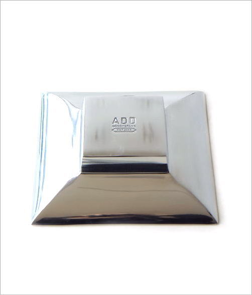 灰皿 おしゃれ 卓上 モダン かっこいい ヴィンテージ風 インテリア シンプル アンティーク風 アルミ