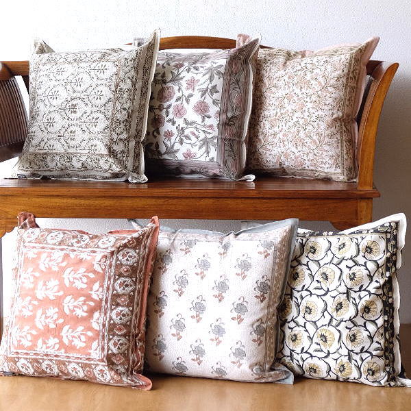 楽天市場】クッションカバー 45×45cm おしゃれ 刺繍 綿100% タッセル