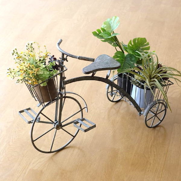 楽天市場】フラワーラック おしゃれ アイアン かわいい サイクル