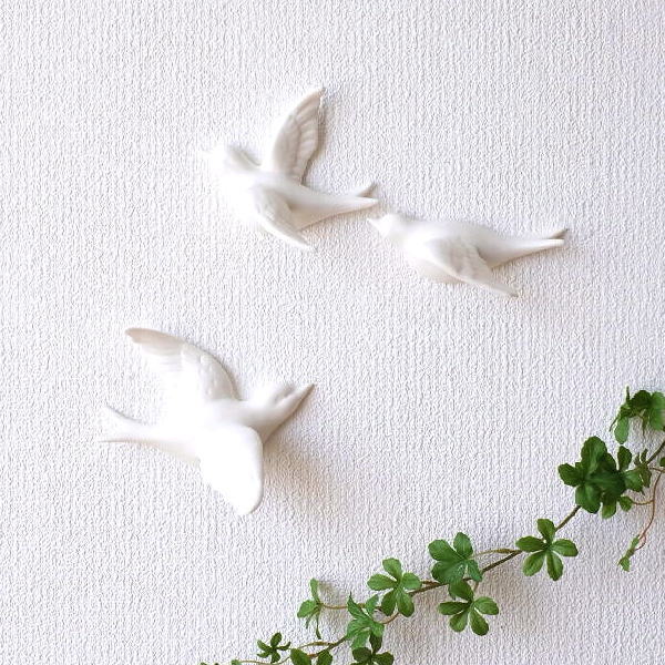 楽天市場】壁掛け オブジェ 鳥 バード オーナメント 壁飾り インテリア