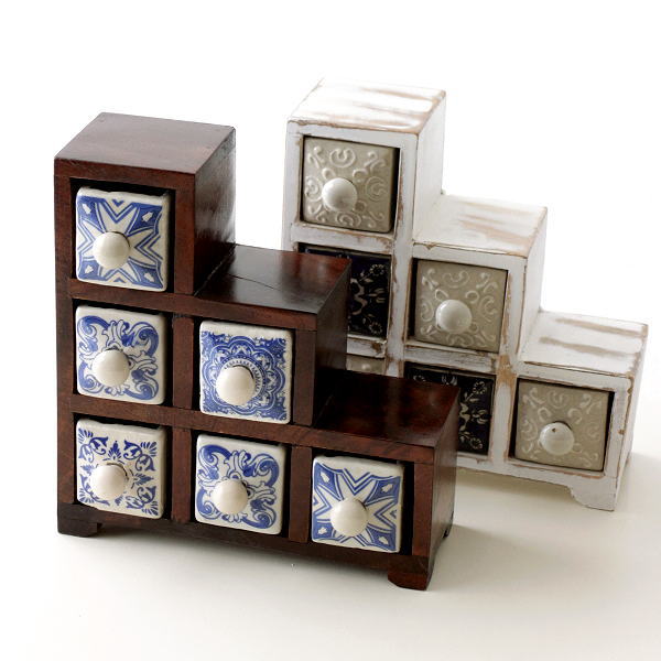 楽天市場】アクセサリーケース 木製 真鍮 象嵌細工 彫刻 収納ボックス