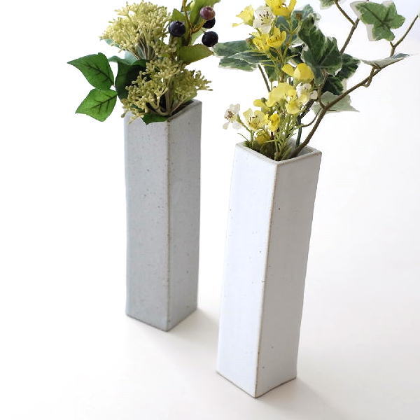 楽天市場】花瓶 花器 陶器 おしゃれ 和風 モダン 立方体