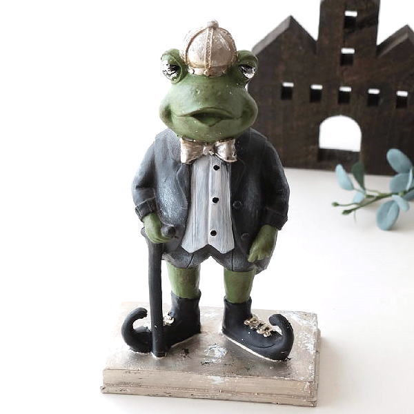 楽天市場】カエル 置物 玄関 オブジェ 雑貨 インテリア かえる 蛙
