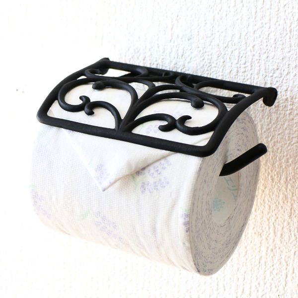 楽天市場】トイレットペーパーホルダー おしゃれ アイアン 可愛い