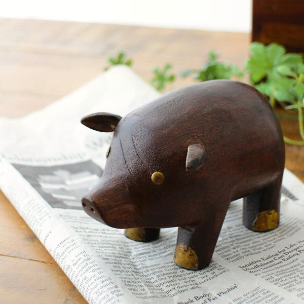 楽天市場】ぶた 置物 オブジェ 雑貨 ブタ 豚 かわいい 天使 おしゃれ