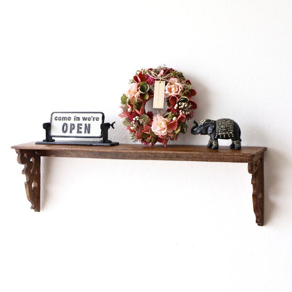 楽天市場】ウォールキャビネット 木製 ウッド レトロ おしゃれ 壁掛け