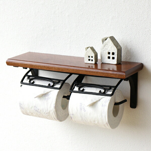 楽天市場】トイレットペーパーホルダー おしゃれ アイアン 可愛い
