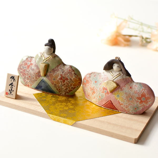 楽天市場】おひなさま お雛様 ひな人形 うさぎ 置物 陶器 オブジェ