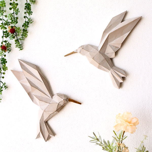 楽天市場】壁掛け オブジェ 鳥 バード おしゃれ オーナメント 壁飾り
