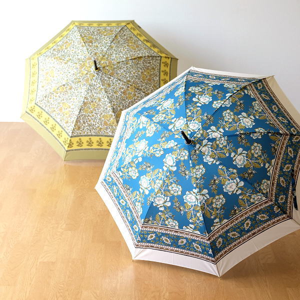 傘 長傘 日傘 Uvカット 晴雨兼用 雨晴兼用 雨傘 レディース おしゃれ かわいい 花柄 エスニック 更紗柄アンブレラ 2タイプ ブランド品専門の