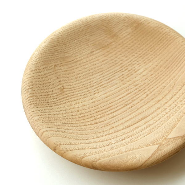 新品・未使用　1点物　樹齢35年の栗(クリ)の木で作ったデザイナーズの木皿 新品・未使用 1点物 樹齢35年の栗(クリ)の木で作っ