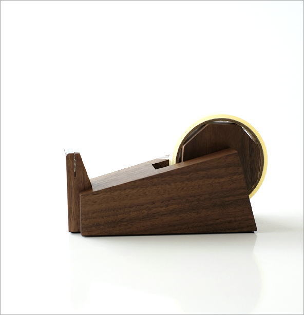 直営店限定 テープカッター 木製 ウォールナット おしゃれ シンプル デザイン 天然木 スタイリッシュ セロテープカッター Wedge テープカッター 訳ありセール格安 Www Centrodeladultomayor Com Uy