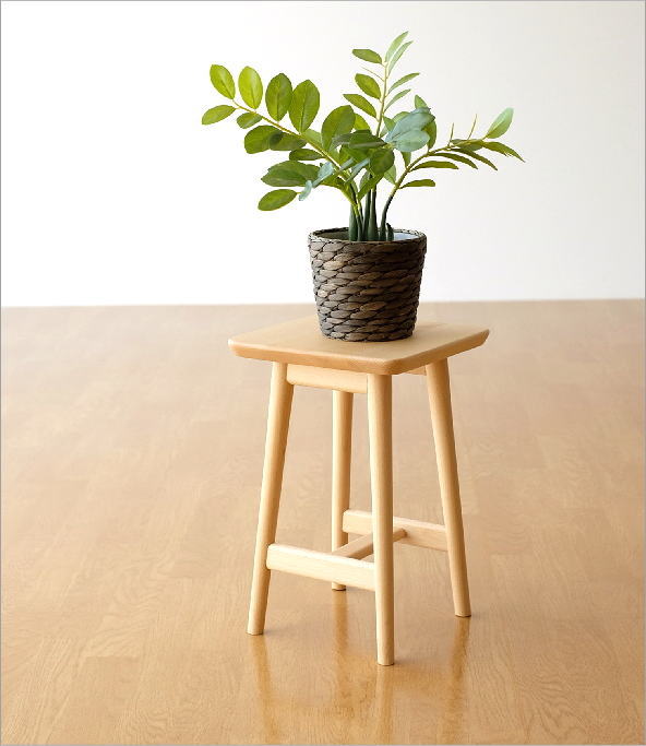 【楽天市場】花台 フラワースタンド 木製 天然木 サイドテーブル コンパクト おしゃれ シンプル スクエア 四角 デザイン ミニテーブル