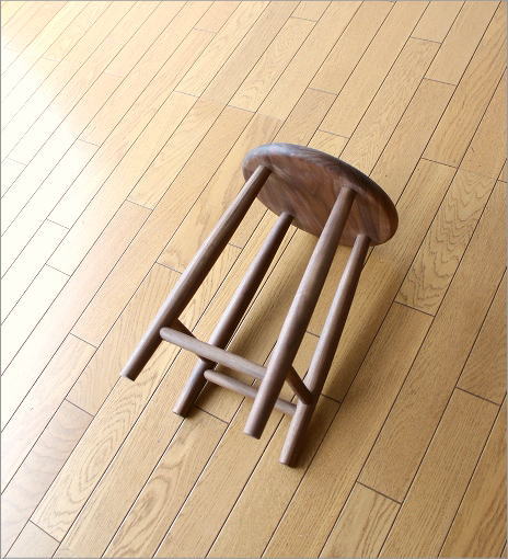 楽天市場 スツール 天然木 無垢材 ウォールナット 木製スツール ウッドスツール 丸椅子 キッチンスツール 木目 シンプル おしゃれ 北欧 木製椅子 玄関椅子 丸椅子 モダンアンティーク 天然木スツール ウッドチェア 送料無料 ナチュラルウッドのスツール ウォールナット