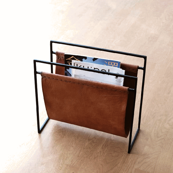 マガジンラック　アイアン製　中古品 アンティーク マガジンラック アイアン 鉄製 | 直香園芸