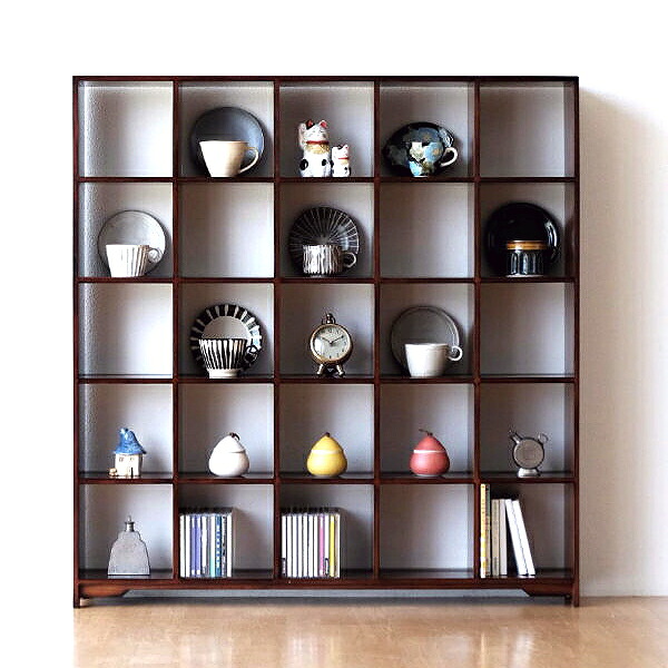 楽天市場】マホガニー 無垢材 本棚 飾り棚 天然木 木製 ディスプレイ