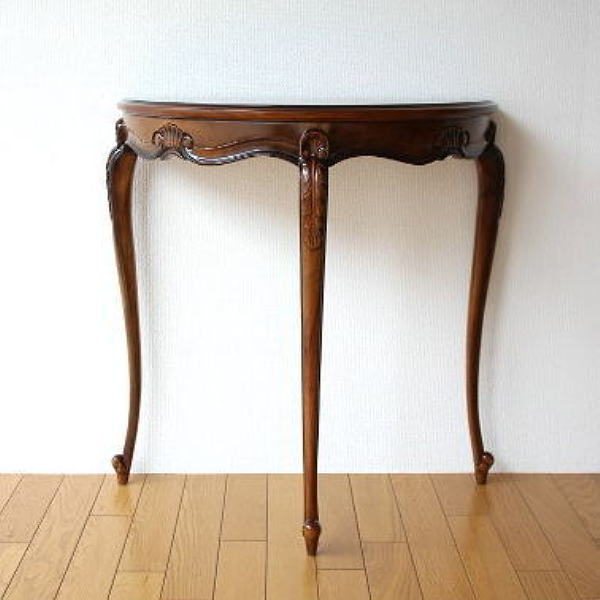 レトロ　イタリア製 猫脚　大理石 コンソール クラシック サイドテーブル 楽天市場】コンソール テーブル 猫足 75cm 丸 アンティーク調