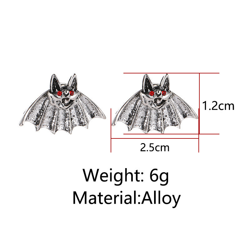 楽天市場 ゆうパケット便送料無料 吸血鬼 バット ドラキュラ ジャケットピアス 後ろキャッチ イヤーフック レディース 個性的 耳飾り 3d 立体 コウモリ ハロウィン 仮装 舞台b066 柏盛貿易