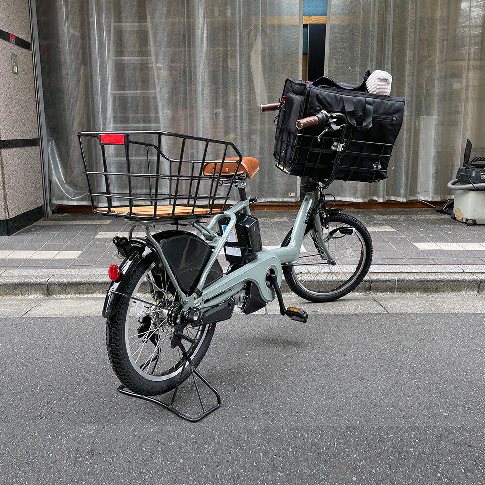 ブリジストン ビッケ ペットポーター カスタムとマンダリンブラザーズリュックの組み合わせ