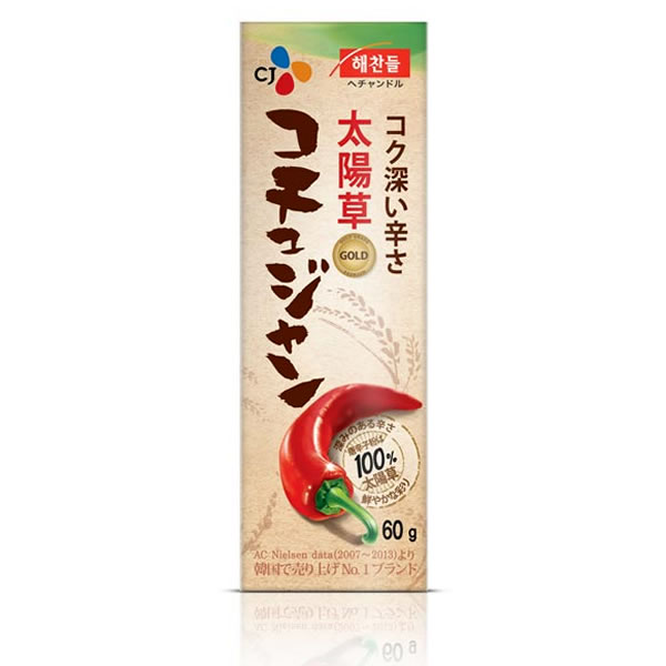 コチュジャン（チューブ）／へチャンドル（60g／韓国産）｜業務用60個入