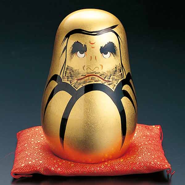 純金箔　即非だるま（金）