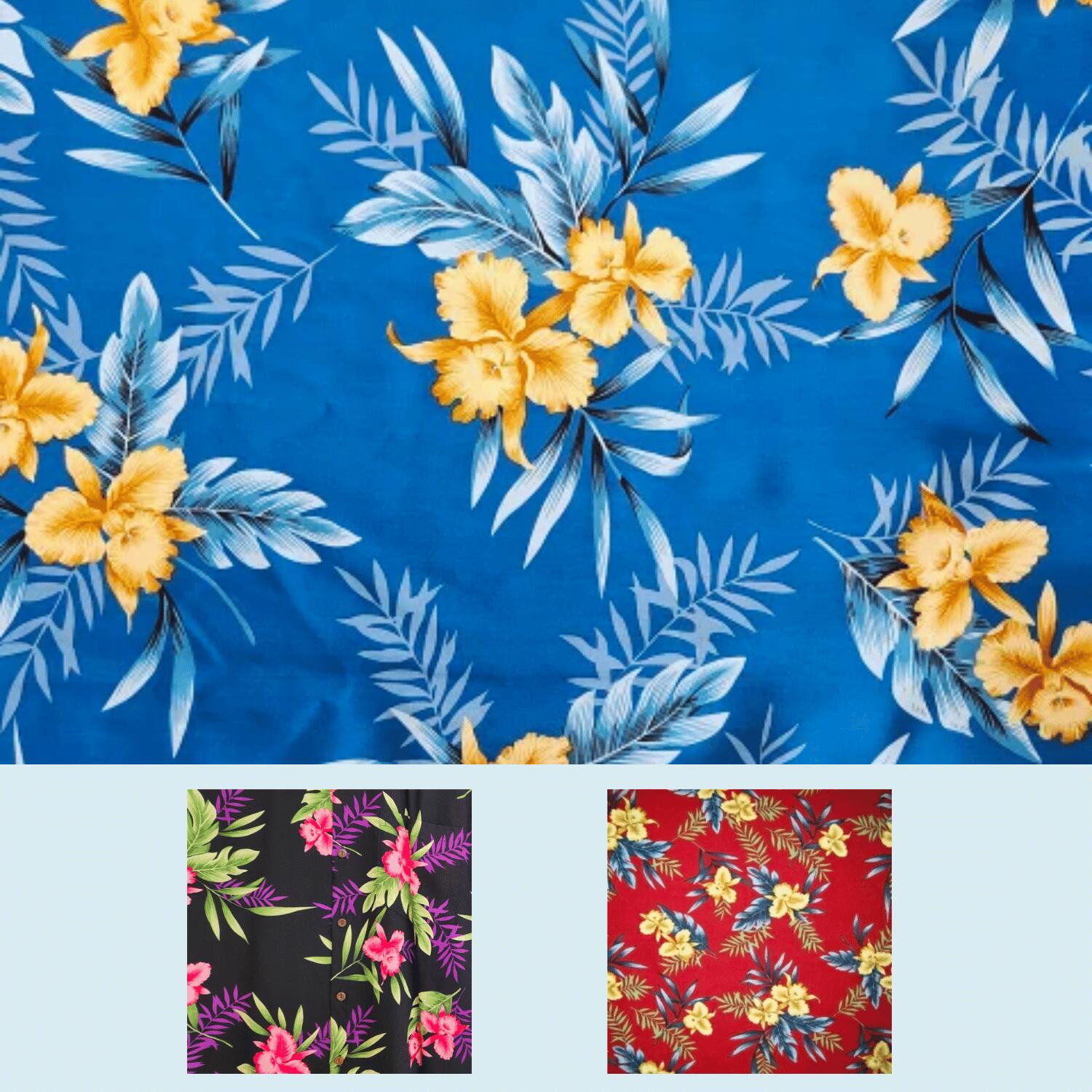 【楽天市場】ハワイアン ハワイアン生地 ファブリック レーヨン生地【 オーキッドファーン 】：Hale Hawaiian