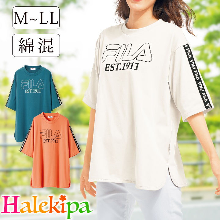 FILA ホワイトTシャツとマルチカラースカートセット M FILA ホワイトTシャツとマルチカラースカートセット M FILA ホワイトT