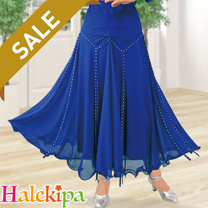 楽天市場】即納☆ 花刺繍スカート [SK588-3589] フォークダンス