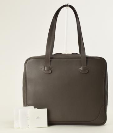 楽天市場 中古 Hermes エルメス ビジネスバッグ Q ブリーフケース 書類カバン メンズ レディース 男女兼用 エトゥープ ショルダーバッグ ブランド専門店ハーフプライス