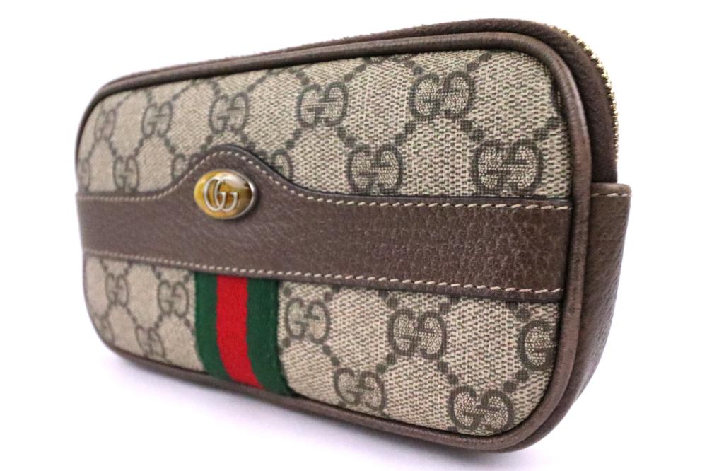 お気にいる】 GUCCI グッチ ダブルG GGスプリーム レザーGG柄 オフィ