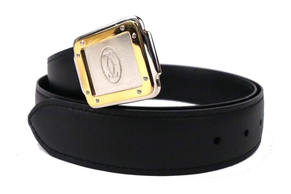 N0712-20★Cartier カルティエ ベルト ダークグリーン レザー 楽天市場】カルティエ Cartier ベルト マスト ドゥ カルティエ