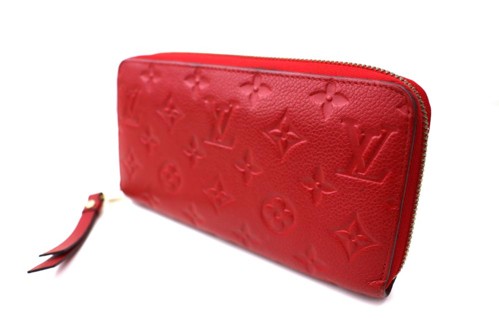 【中古】LOUIS VUITTON ルイヴィトン ジッピーウォレット アンプラント レッド 長財布 45,234円