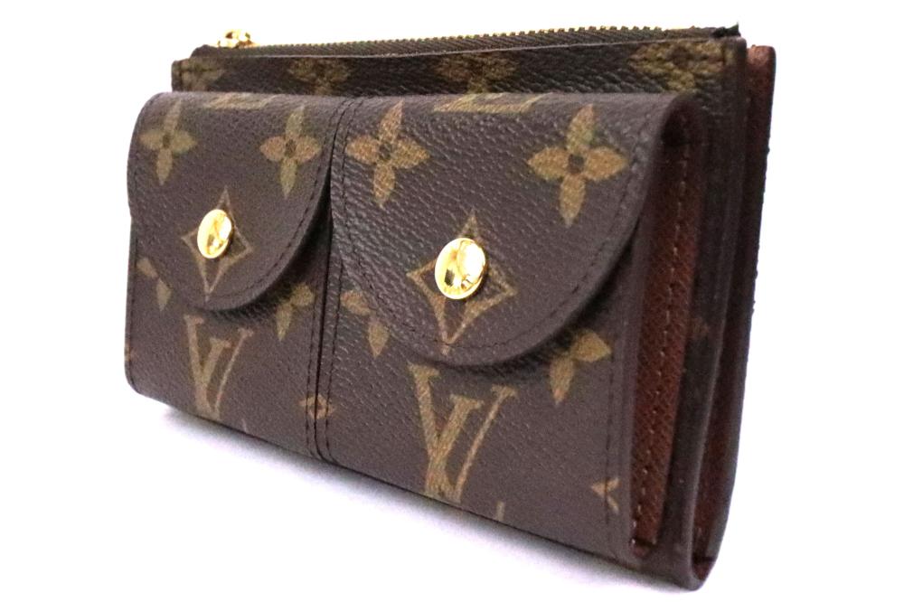 【中古】LOUIS VUITTON ルイヴィトン　モノグラム　 サンチュール　ポシェット　デュオ M9836 ブラウン